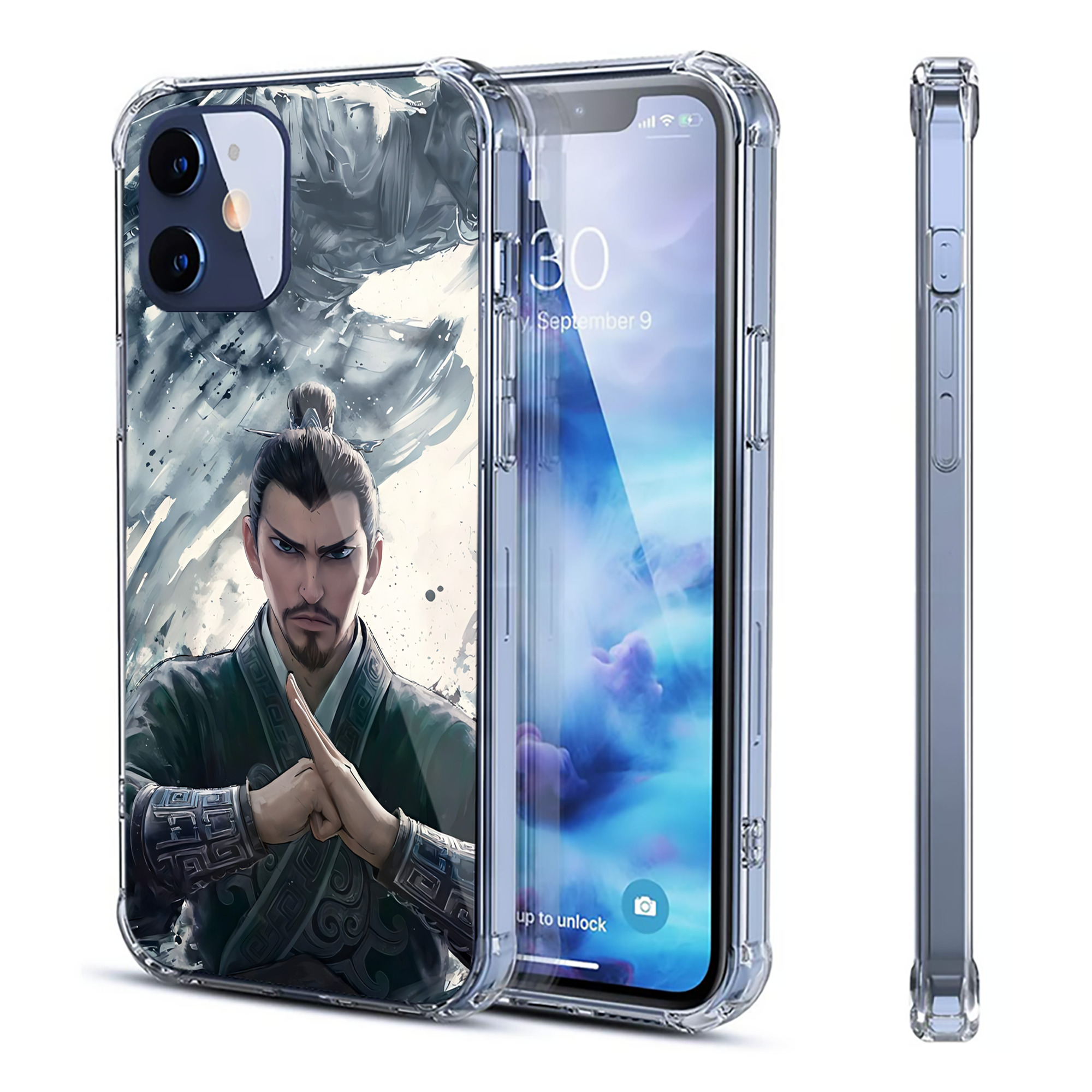 （画像用） Ne Zha 2 ナタ 魔童の大暴れ 【iPhone 12シリーズ対応】透明スマホケース（クリアソフトケース）